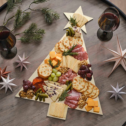 Gold Christmas Tree Grazing Board