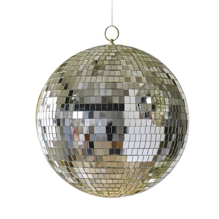 Gold Mirror Large Hanging Disco Ball