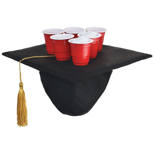 Graduation Cap Toss Beer Pong Party Game