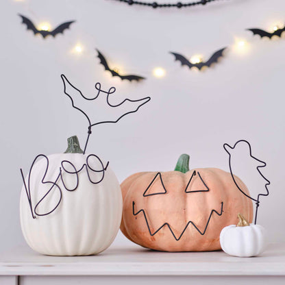 Halloween Pumpkin Wire Decorations
