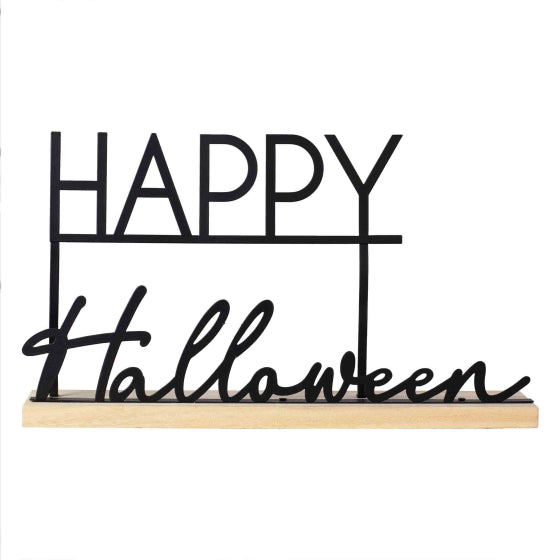 Happy Halloween Metal Home Decor Sign decorations