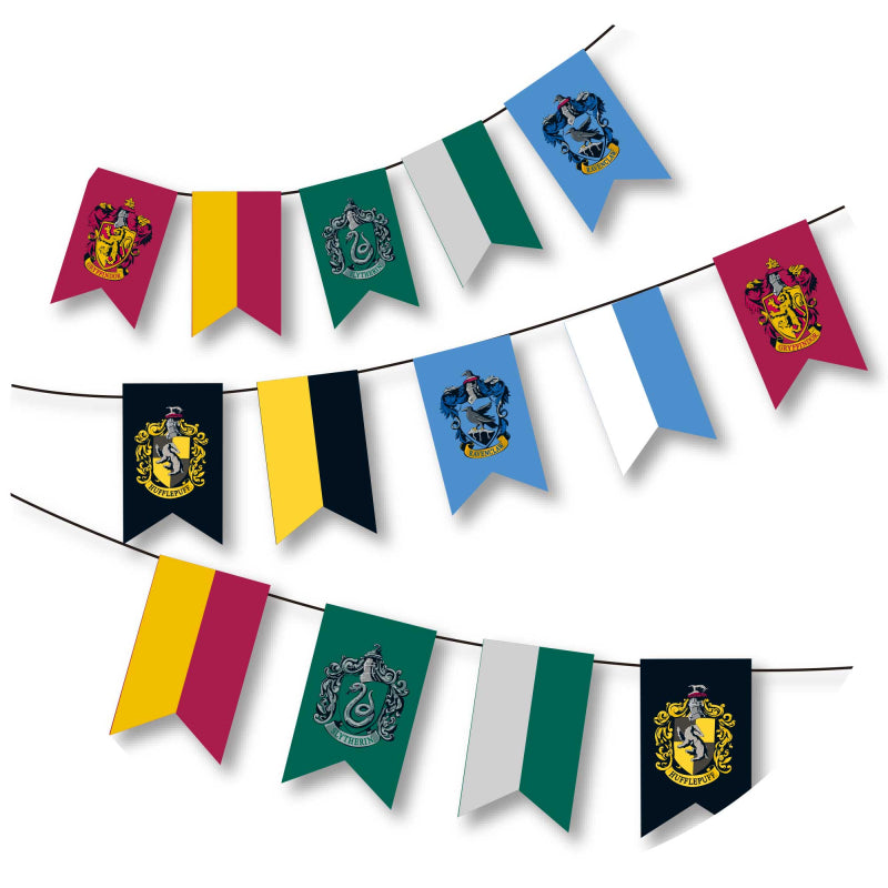 Harry Potter Houses Party Banner Bunting