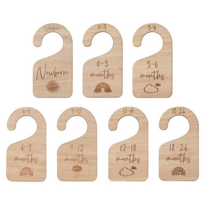 Wooden Baby Shower Baby Clothes Hangers