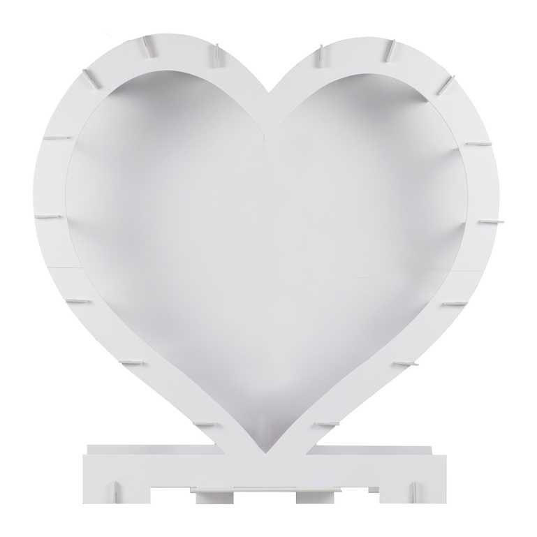 Love Heart Shaped Balloon Mosaic Stand