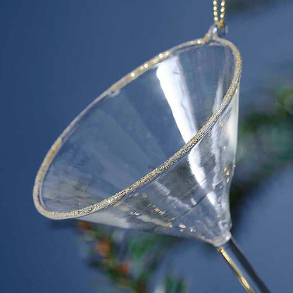 Martini Glass Christmas Tree Hanging Decoration