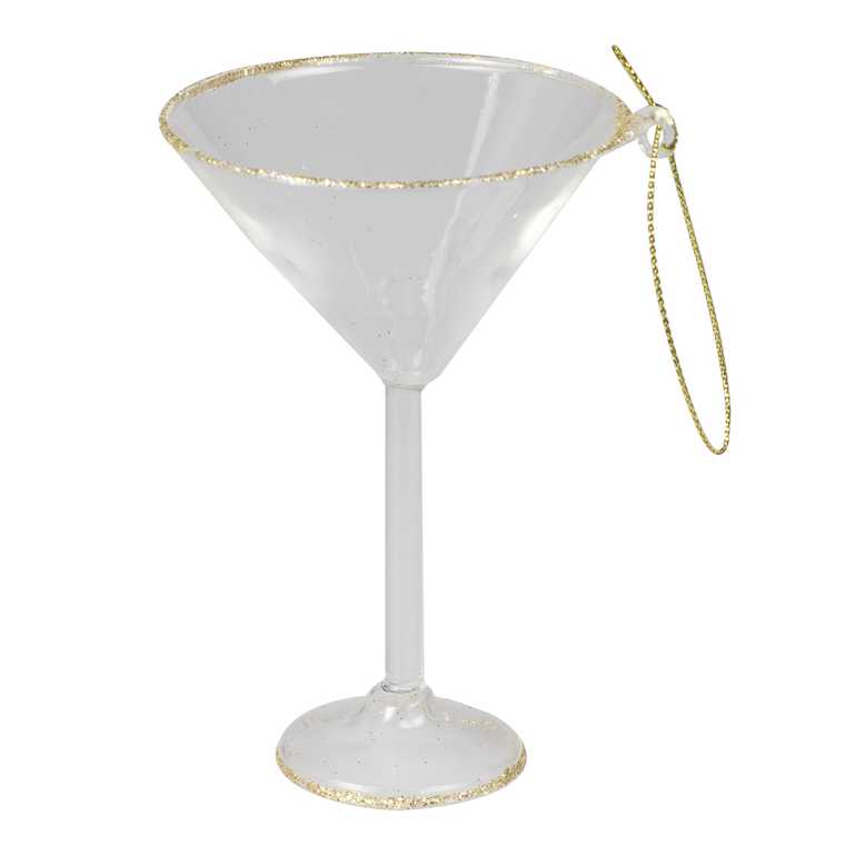 Martini Glass Christmas Tree Hanging Decoration