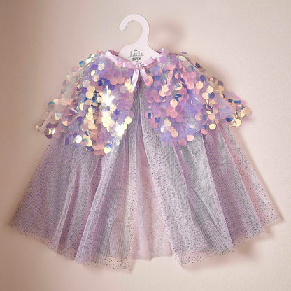 Mermaid Sequin Kids Cape Costume