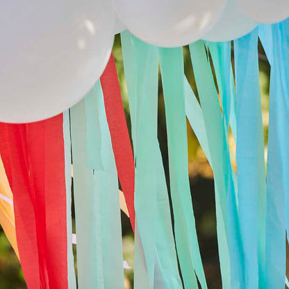 Rainbow Cloud Balloon & Streamer DIY garland Arch Kit