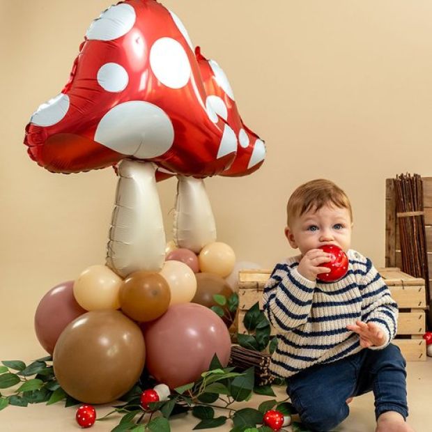 Mushroom Fairytale Foil Party Balloon