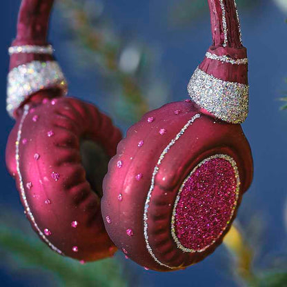 Novelty Headphone Christmas Tree Hanging Ornament