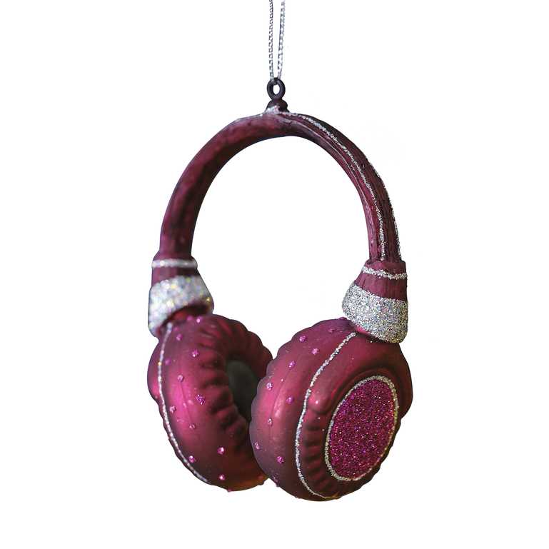 Novelty Headphone Christmas Tree Hanging Ornament