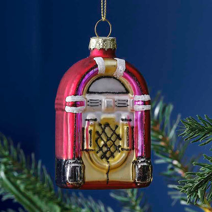 Novelty Retro Music Christmas Tree Decorations Set