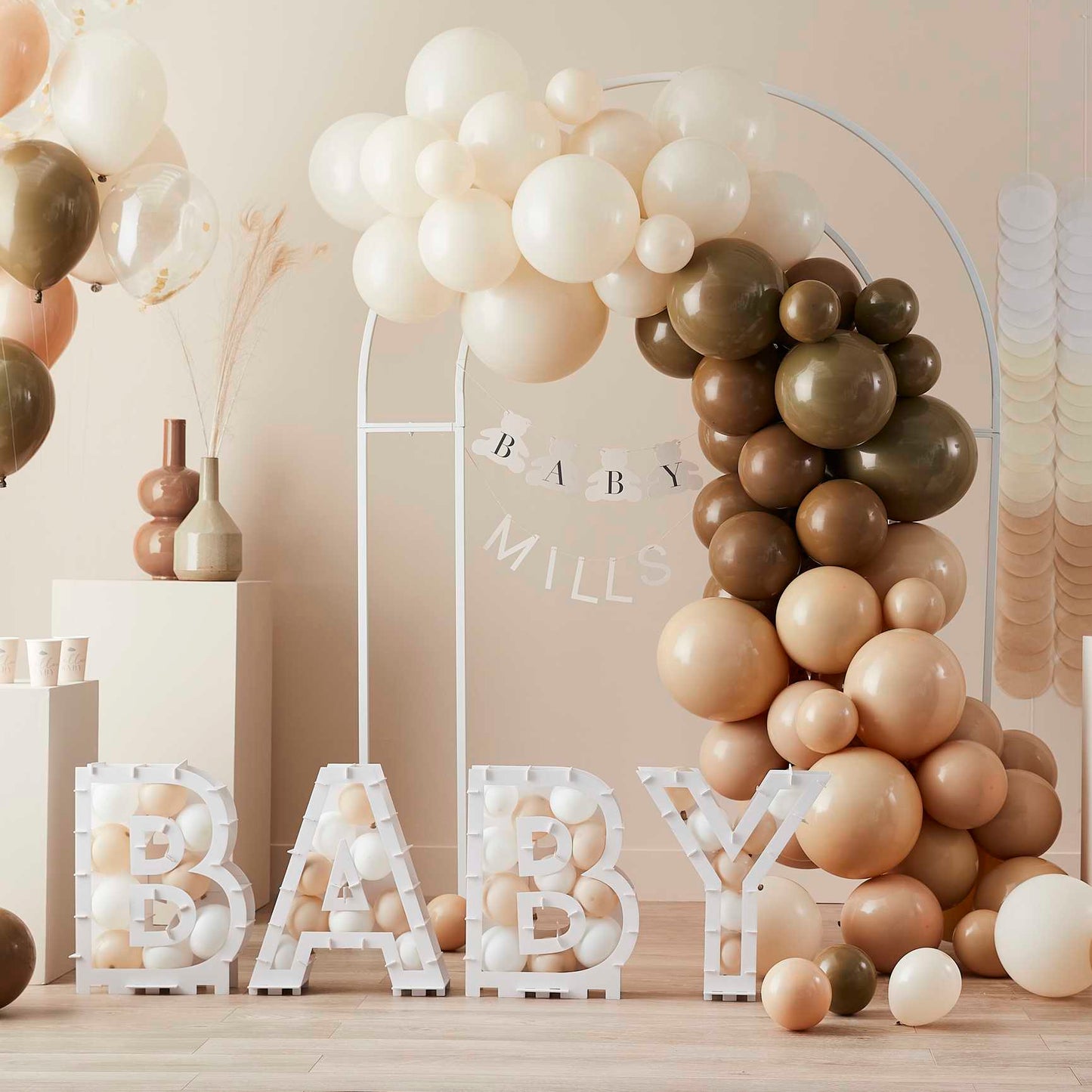 Nude & Brown DIY Balloon Garland Kit