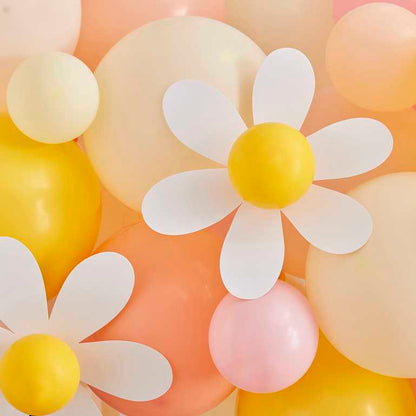 Pastel Daisy Flower Balloon Garland Arch Kit