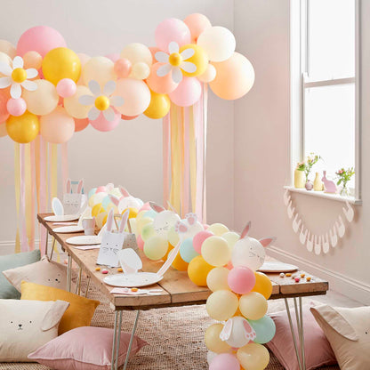 Pastel Daisy Flower Balloon Garland Arch Kit