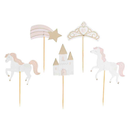 Princess Birthday Party Theme Cupcake Toppers