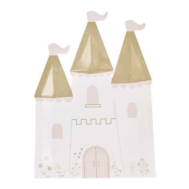 Princess Castle Birthday Party Theme Plates