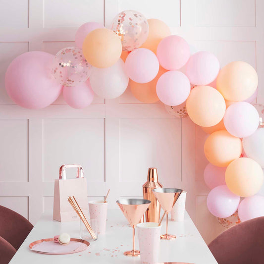 Peach & Pink DIY Balloon Garland Kit