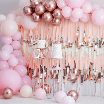 Pink & Rose Gold DIY Balloon Garland Arch Kit