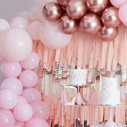 Pink & Rose Gold DIY Balloon Garland Arch Kit