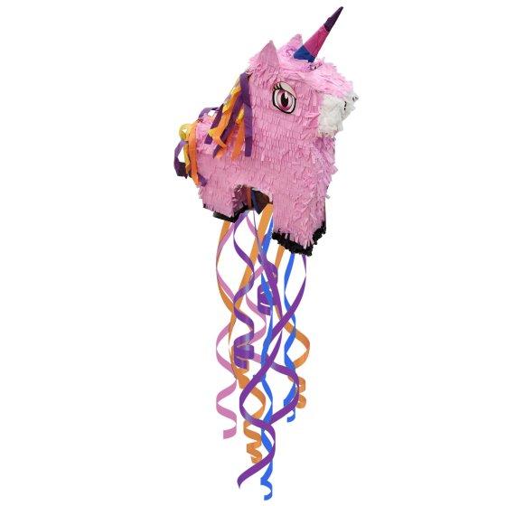 Pink Unicorn Birthday Party Pinata with Tassels