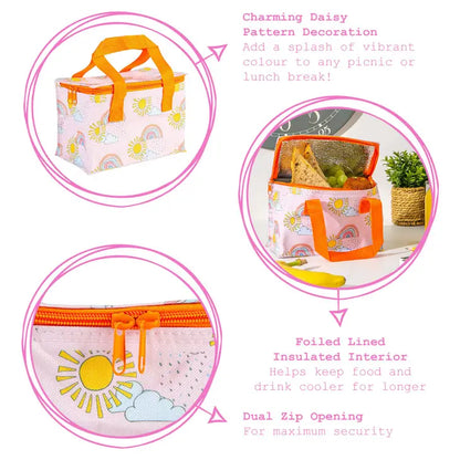 Rainbow Sunshine Mini Lunch Box Insulated Bag