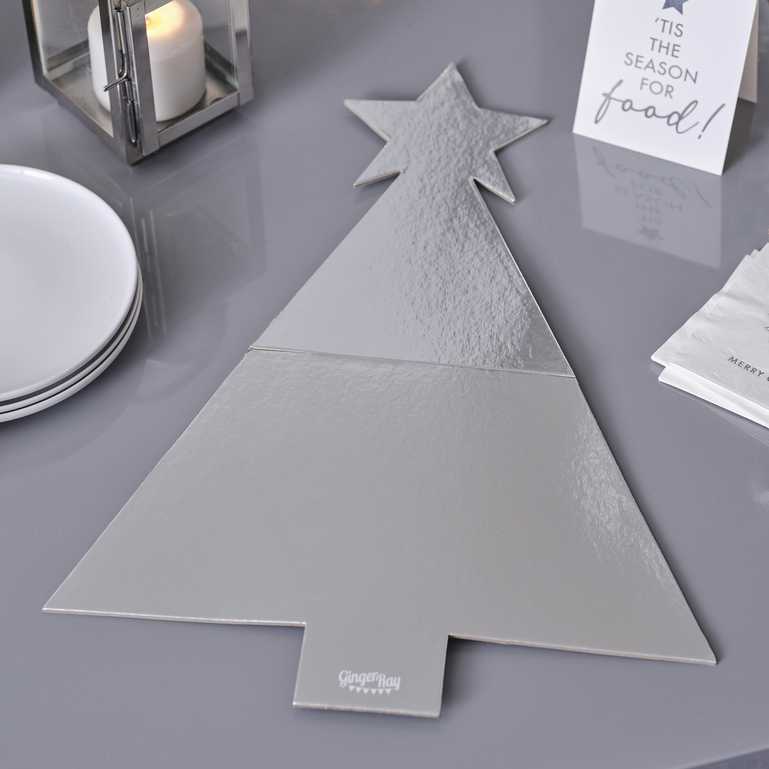 Silver Christmas Tree Grazing Board