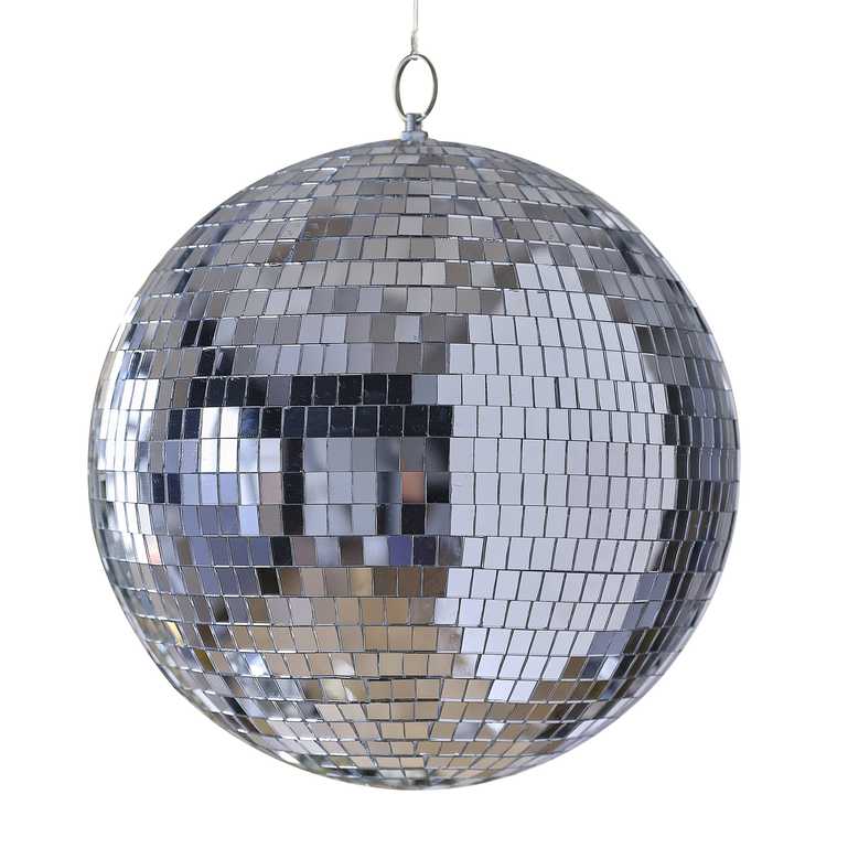 Silver Mirror Large Hanging Disco Ball