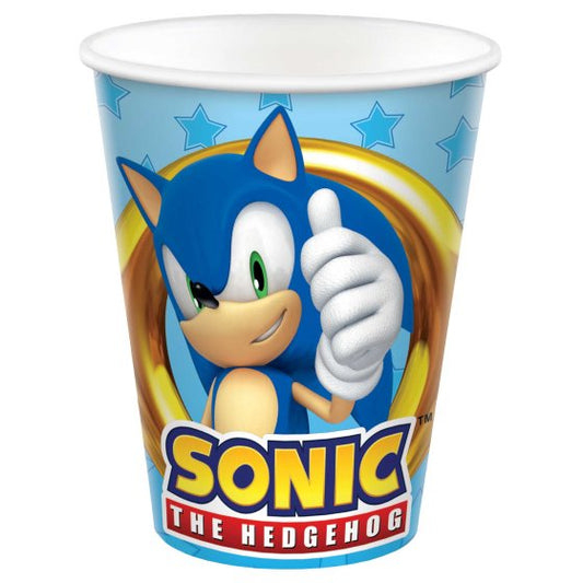 Sonic The Hedgehog Paper Party Cups