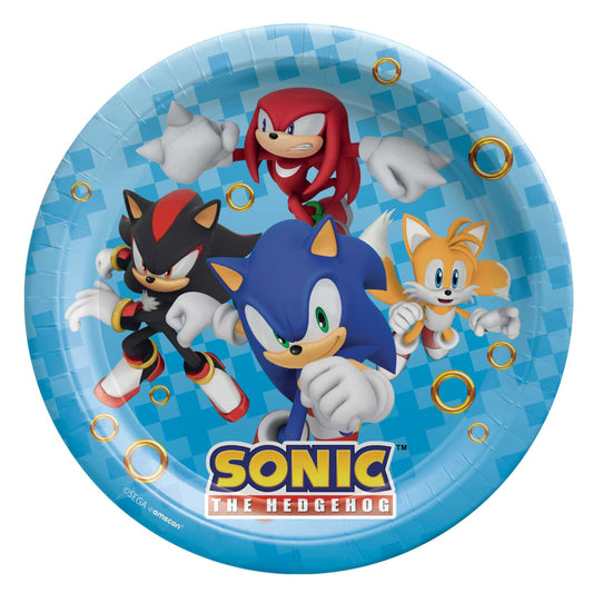 Sonic The Hedgehog Paper Party Plates