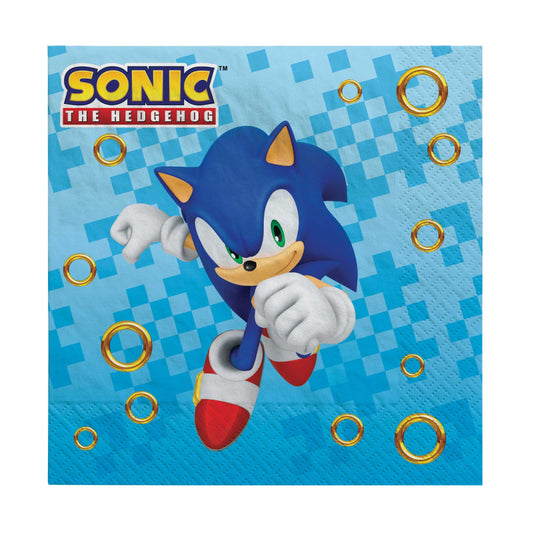 Sonic The Hedgehog Paper Party Napkins