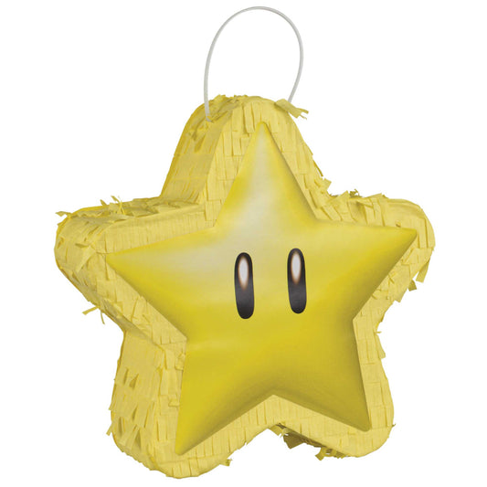 Super Mario Bros Gold Star Mini Birthday Party Pinata