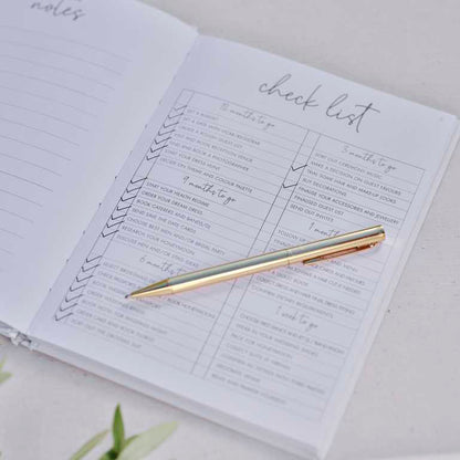 White Sage Wedding Planner Notebook