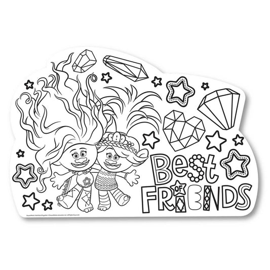 Trolls 3 Band Together Colouring In Placemats