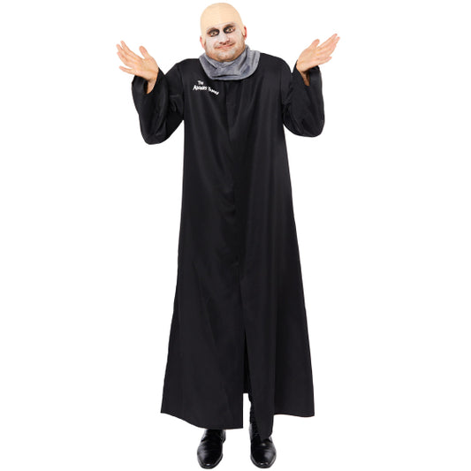 uncle fester the addams family mens adult costume dress up outfit party halloweensize medium large x-large