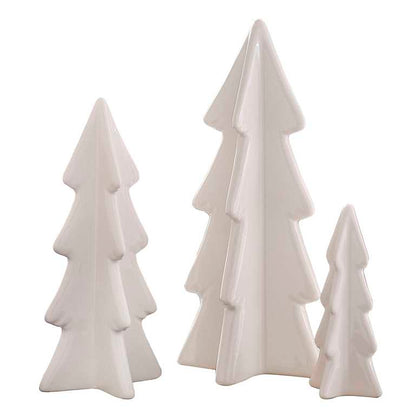 White Ceramic Christmas Treet Table Decor
