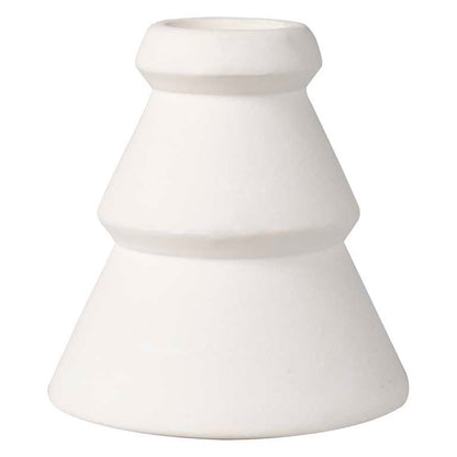 white ceramic christmas tree candle holders decoration