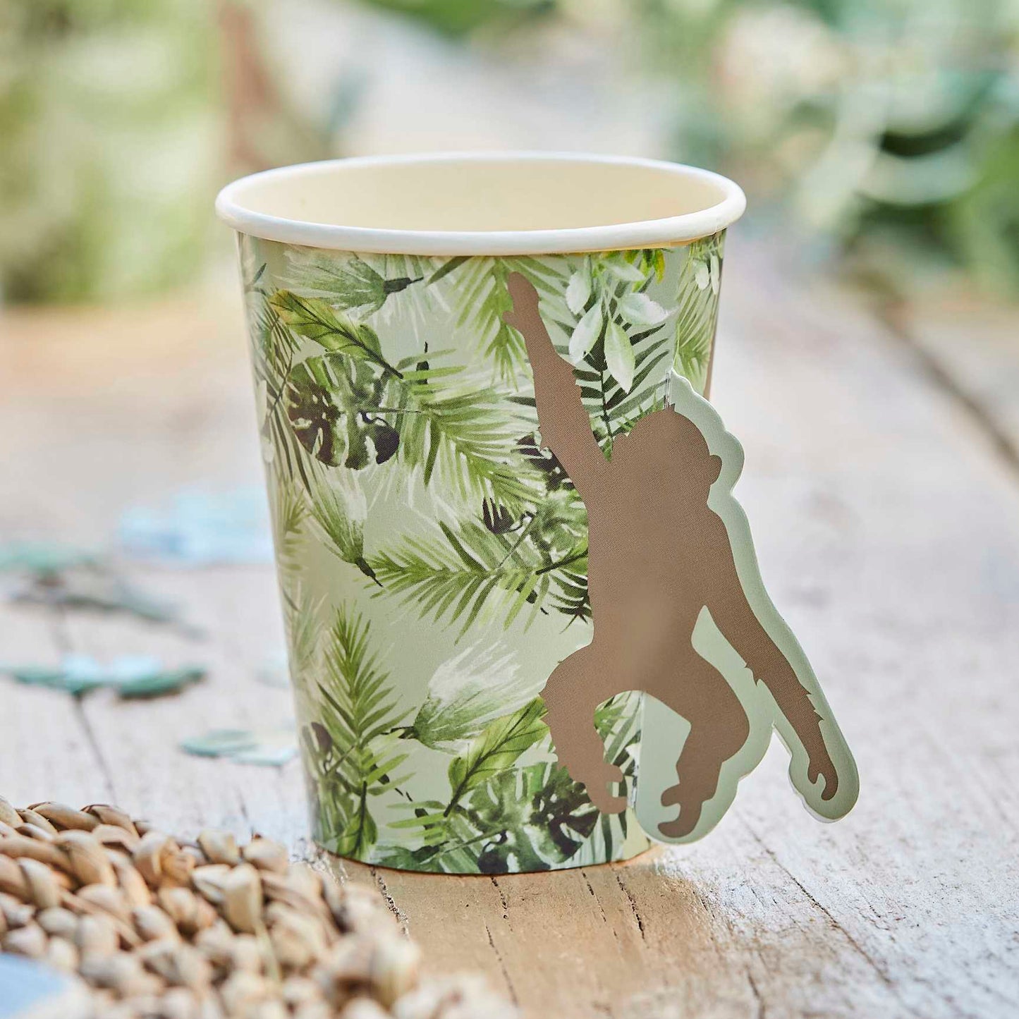 Monkey Wild Jungle Paper Party Cups