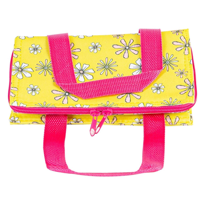 Yellow Daisy Flowers Mini Lunch Box Insulated Bag