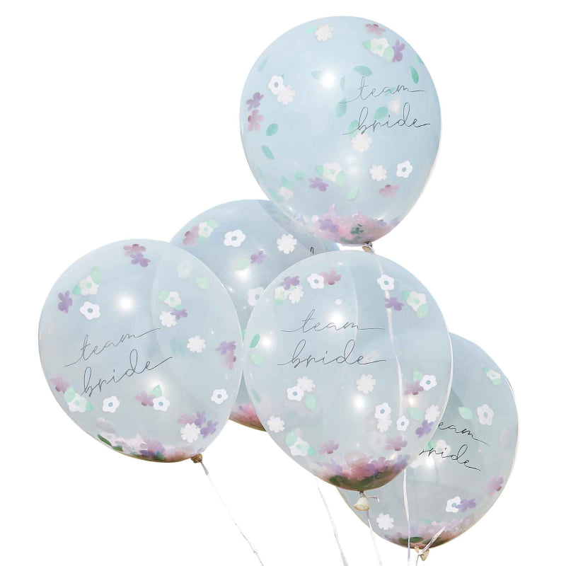 team bride floral flower garden party hens party bachelorette bridal shower balloons decorations