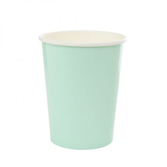 Pastel Mint Green Paper Party Cup Pack 10