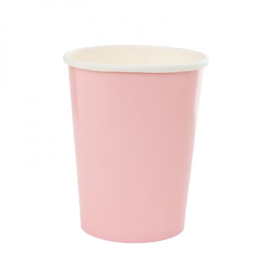 Pastel Pink Paper Party Cup Pack 10