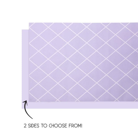 Pastel Lilac Purple Party Table Runner Cover