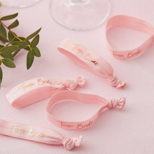 Pink Team Bride Bridal Shower Hens Party Bracelets