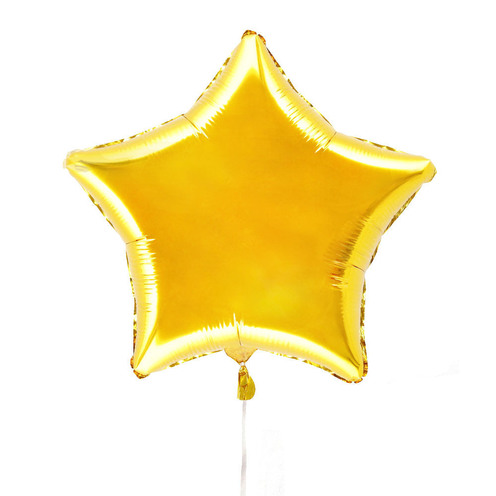 Mirror Gold Foil Star Party Balloon