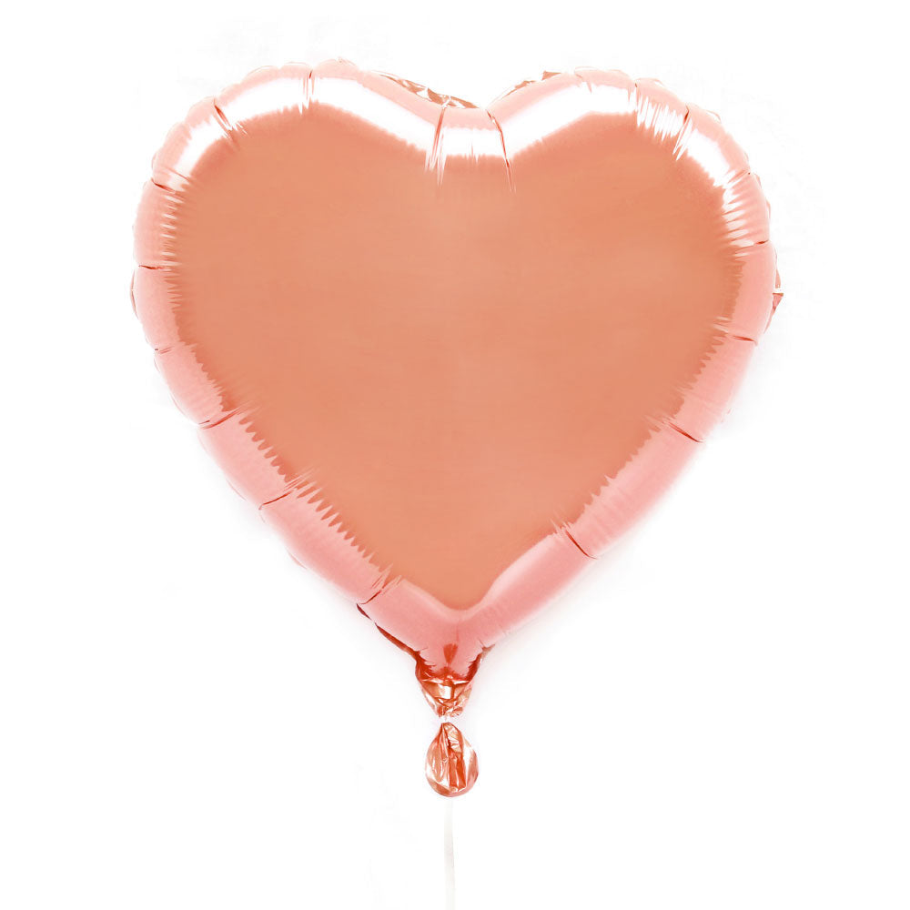 Rose Gold Foil Heart Party Balloon